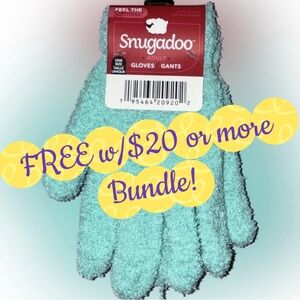 FREE w/$20 Bundle! Snuggado Mint Green Women’s Winter Gloves. Super soft & cozy.